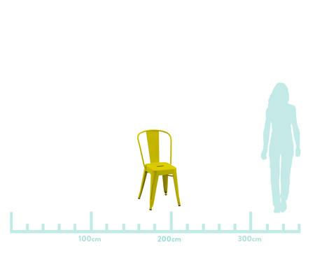 Cadeira Tolix - Amarela | WestwingNow