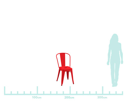 Cadeira Tolix - Vermelha | WestwingNow