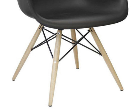 Cadeira Eames Young Wood - Preto | WestwingNow