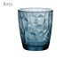 Jogo de Copos para Água em Vidro Iara - Azul, Transparente | WestwingNow