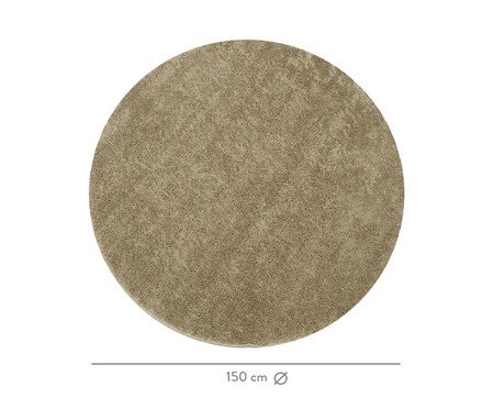 Tapete Shaggy Smooth Trigo I | Westwing