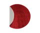 Tapete Shaggy Redondo Smooth Cereja, red | WestwingNow