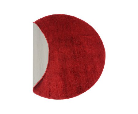 Tapete Shaggy Redondo Smooth Cereja | Westwing