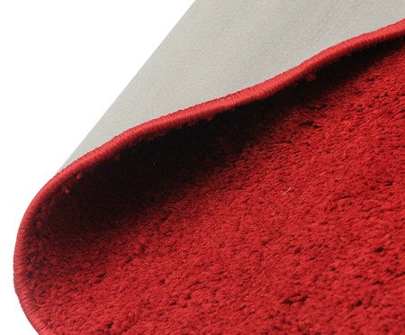 Tapete Shaggy Redondo Smooth Cereja | Westwing