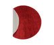 Tapete Shaggy Redondo Smooth Cereja, red | WestwingNow