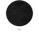 Tapete Shaggy Redondo Smooth Preto, black | WestwingNow