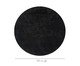 Tapete Shaggy Redondo Smooth Preto, black | WestwingNow