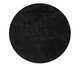 Tapete Shaggy Redondo Smooth Preto, black | WestwingNow