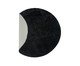 Tapete Shaggy Redondo Smooth Preto, black | WestwingNow