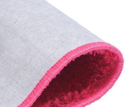 Tapete Shaggy Redondo Smooth Teen Pink | Westwing