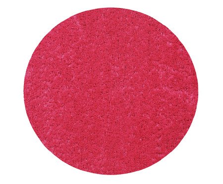 Tapete Shaggy Redondo Smooth Teen Pink | Westwing