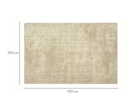 Tapete Shaggy Smooth Mescla Bege | Westwing