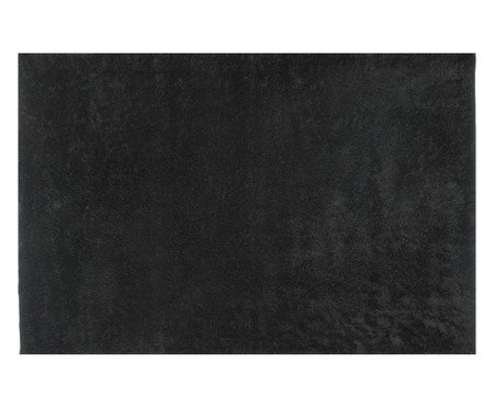 Tapete Shaggy Smooth Preto | Westwing