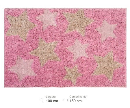 Tapete Jazz Kids Estrela Rosa | Westwing
