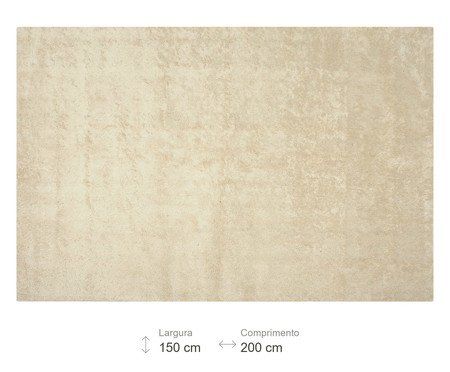 Tapete Shaggy Smooth Pérola I | Westwing