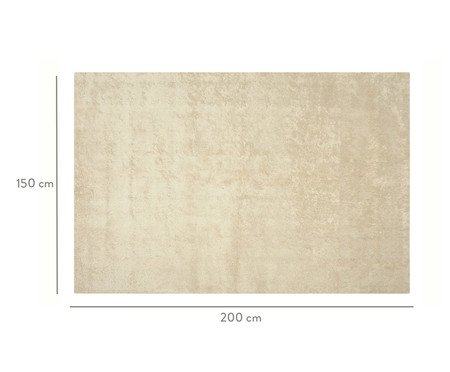 Tapete Shaggy Smooth Pérola I | Westwing