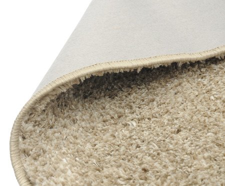 Passadeira Shaggy Smooth Mescla Bege | Westwing