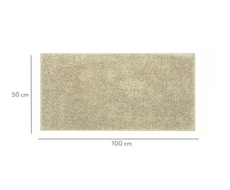 Passadeira Shaggy Smooth Mescla Bege | Westwing