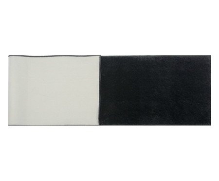 Passadeira Shaggy Smooth Preto | Westwing