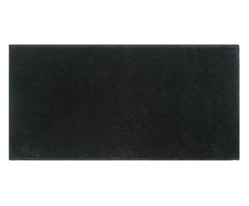 Passadeira Shaggy Smooth Preta, black | WestwingNow