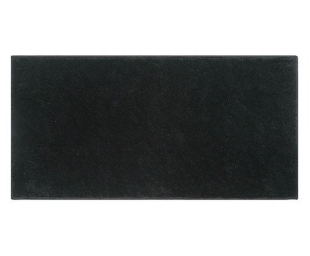 Passadeira Shaggy Smooth Preta | Westwing