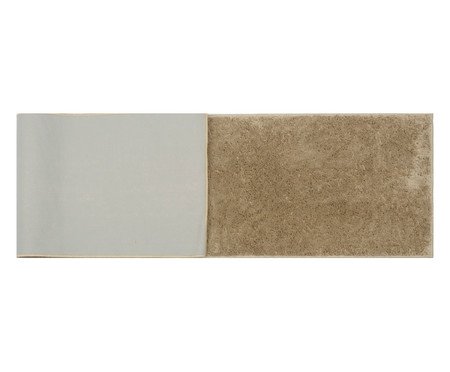 Passadeira Shaggy Corredor Smooth Trigo | Westwing