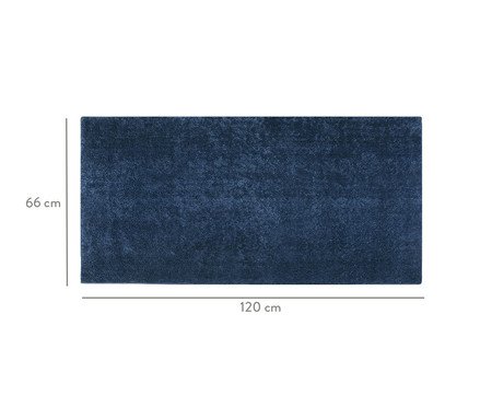 Passadeira Shaggy Beira de Cama Smooth Jeans | Westwing