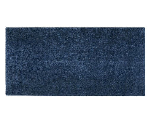 Passadeira Shaggy Beira de Cama Smooth Jeans, blue | WestwingNow