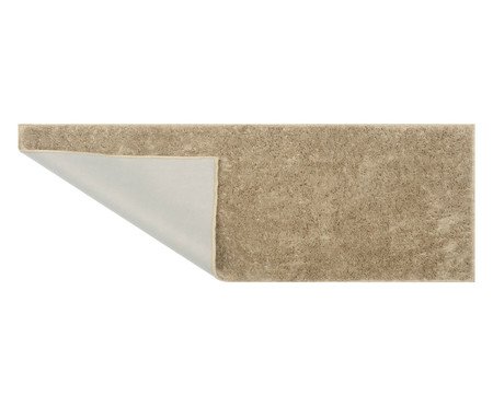 Passadeira Shaggy Beira de Cama Smooth Trigo | Westwing