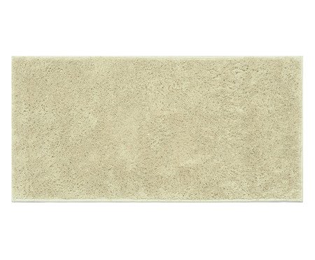 Passadeira Shaggy Beira de Cama Smooth Pérola | Westwing