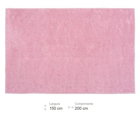 Tapete Shaggy Smooth Teen Rosa | Westwing