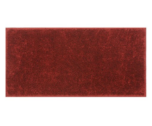 Passadeira Shaggy Beira de Cama Smooth Cereja, red | WestwingNow