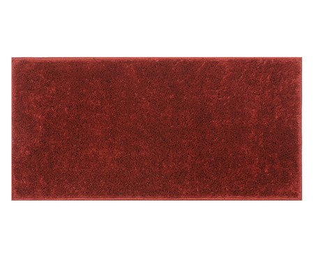 Passadeira Shaggy Beira de Cama Smooth Cereja | Westwing