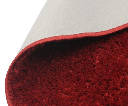 Passadeira Shaggy Beira de Cama Smooth Cereja | Westwing