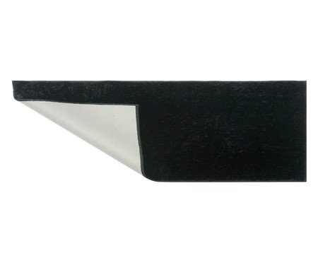 Passadeira Shaggy Beira de Cama Smooth Preta | Westwing