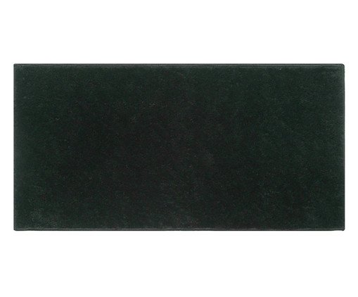 Passadeira Shaggy Beira de Cama Smooth Preta, black | WestwingNow