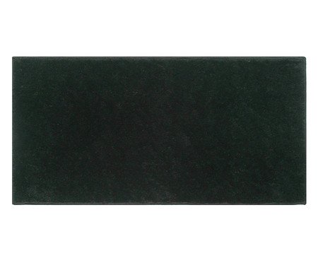 Passadeira Shaggy Beira de Cama Smooth Preta | Westwing