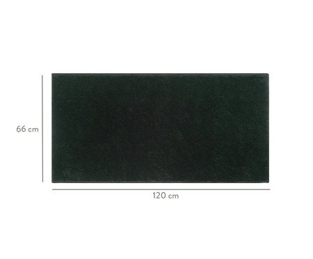 Passadeira Shaggy Beira de Cama Smooth Preta | Westwing