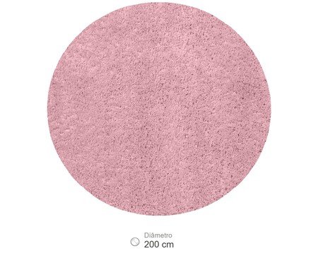 Tapete Shaggy Smooth Teen Rosa Chiclete | Westwing