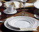 Jogo de Pratos para Sobremesa em Cerâmica Atenas - Branco, Branco | WestwingNow