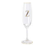 Taça para Champagne em Cristal Inicial Gold Z | WestwingNow