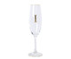 Taça para Champagne em Cristal Inicial Gold I, Transparente | WestwingNow