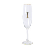 Taça para Champagne em Cristal Inicial Gold I | WestwingNow