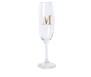 Taça para Champagne em Cristal Inicial Gold M | WestwingNow