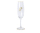 Taça para Champagne em Cristal Inicial Gold P, Transparente | WestwingNow
