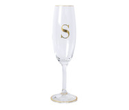 Taça para Champagne em Cristal Inicial Gold S | WestwingNow