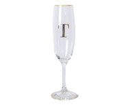 Taça para Champagne em Cristal Inicial Gold T | WestwingNow
