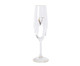 Taça para Champagne em Cristal Inicial Gold V, Transparente | WestwingNow