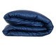 Duvet Casual Azul Marinho e Branco Solteiro, Branco | WestwingNow