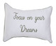 Almofada Bordada Focus On Your Dreams Branco Verde I, Branco | WestwingNow